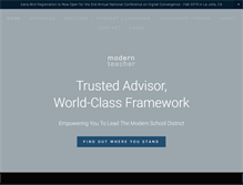 Tablet Screenshot of modernteacher.com